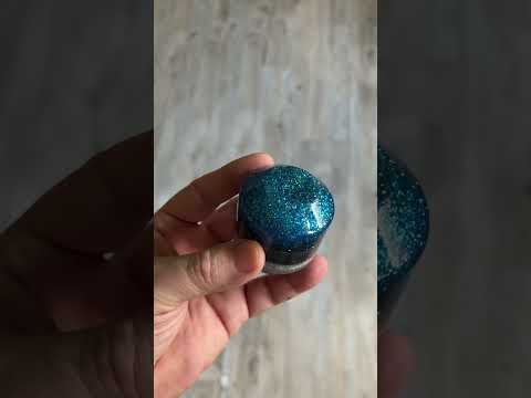 Low Ball - Blue Metal Flake Shifter Knob - 01