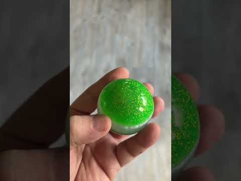 Fast Ball - Lime Green Metal Flake Shifter Knob - 02