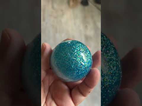 Fast Ball - Blue Metal Flake Shifter Knob - 01