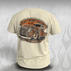 1951 GMC Truck Hot Rod tshirt - Dirty Monkey Kustoms USA GearHead Apparel - USA