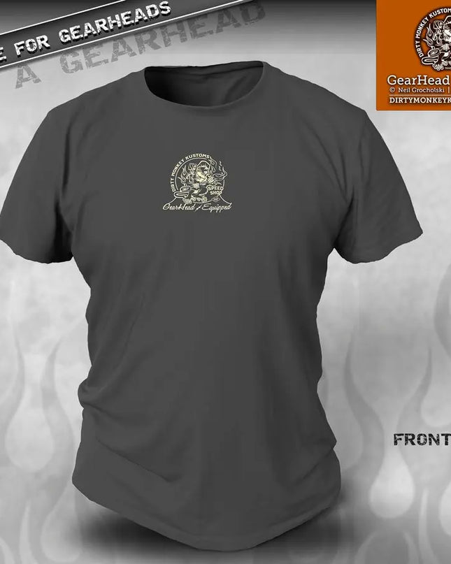 1951 GMC Truck Hot Rod tshirt - Dirty Monkey Kustoms USA GearHead Apparel - USA