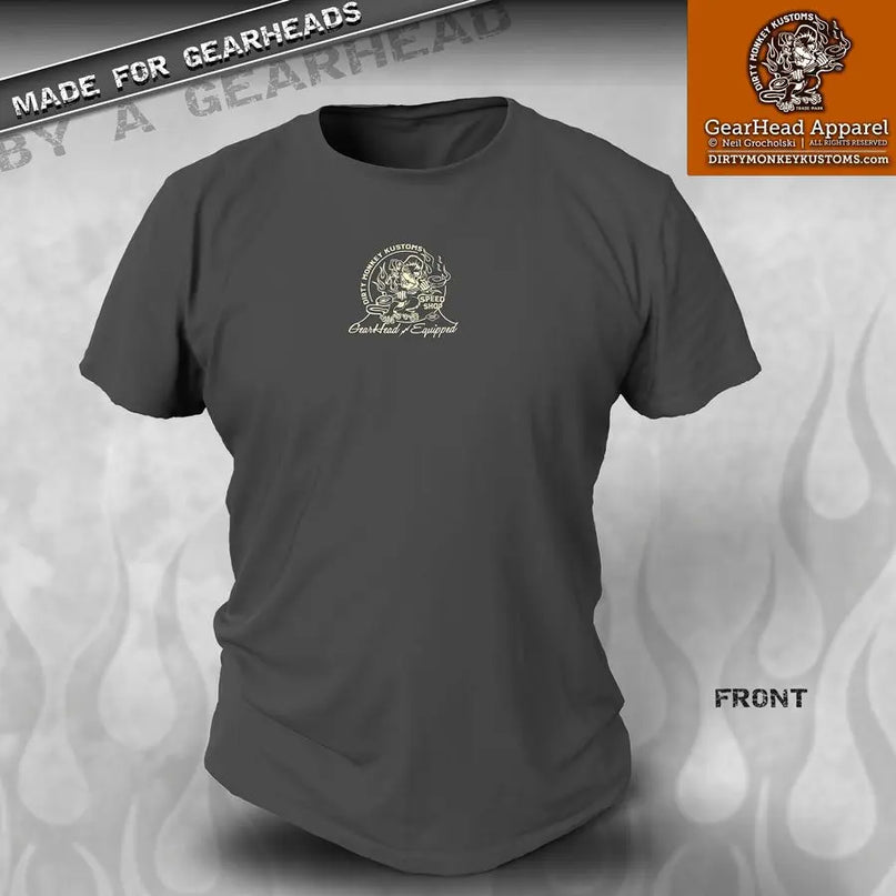 1951 GMC Truck Hot Rod tshirt - Dirty Monkey Kustoms USA GearHead Apparel - USA