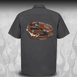 1954 Ford Hot Rod Mechanic Shirt - Dirty Monkey Kustoms USA GearHead Apparel - USA