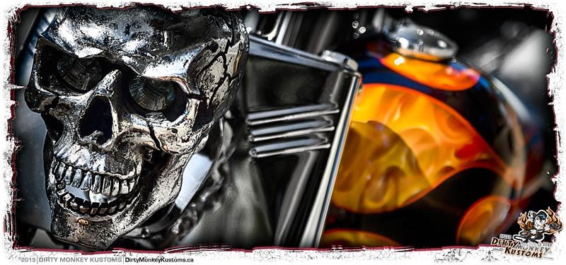 'Evil Twin' kustom biker coffee mug - Dirty Monkey Kustoms USA GearHead Apparel - USA