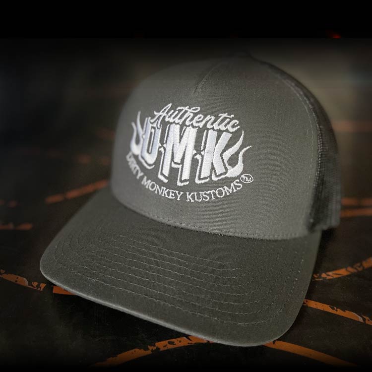 Authentic DMK - Car Guy embroidered hat - Dirty Monkey Kustoms USA GearHead Apparel - USA