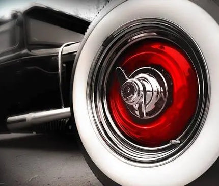 "Big Red" Hot Rod photo poster print - Dirty Monkey Kustoms Canadian GearHead Shirts & Apparel - Canada