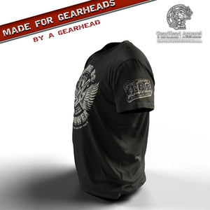 "BS Spark Plugs" vintage GearHead hot rodder t shirt - Dirty Monkey Kustoms USA GearHead Apparel - USA