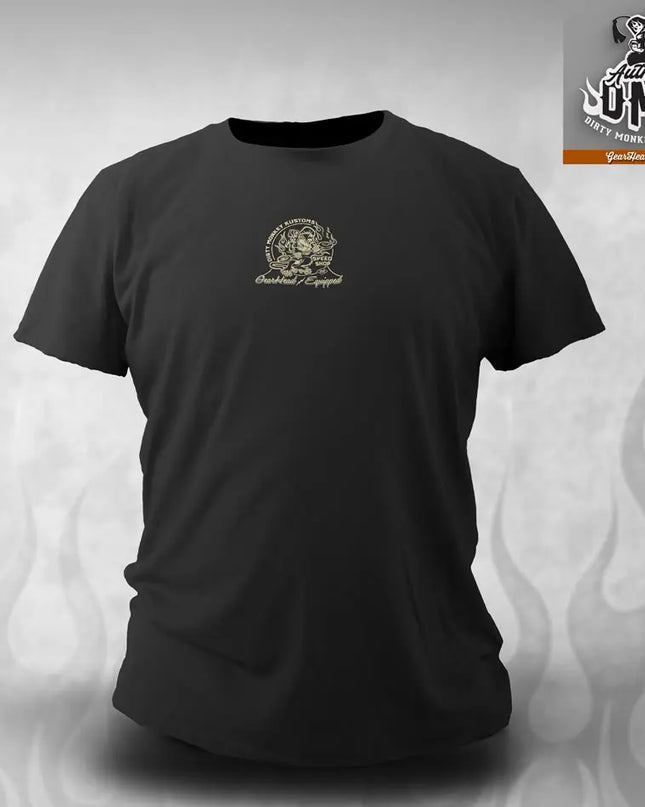 DMK Chopped '49 Merc Hot Rod t shirt - Dirty Monkey Kustoms USA GearHead Apparel - USA