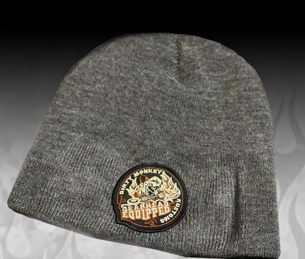 DMK Equipped - Beanie - Dirty Monkey Kustoms USA GearHead Apparel - USA
