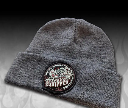 DMK Equipped - Embroidered Primer Toque - Dirty Monkey Kustoms USA GearHead Apparel - USA