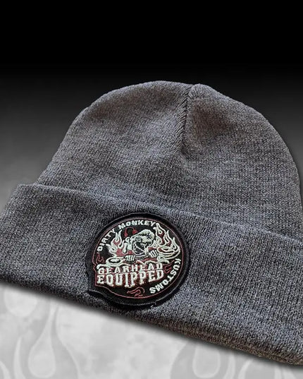 DMK Equipped - Embroidered Primer Toque - Dirty Monkey Kustoms USA GearHead Apparel - USA