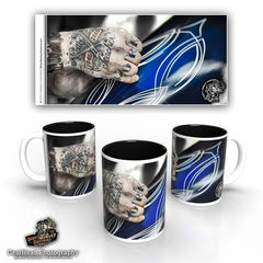 'The Striper' kustom coffee mug - Dirty Monkey Kustoms USA GearHead Apparel - USA