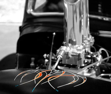 "DOUBLE STACK" original Hot Rod photo art poster print - Dirty Monkey Kustoms CDN GearHead Apparel - Canada