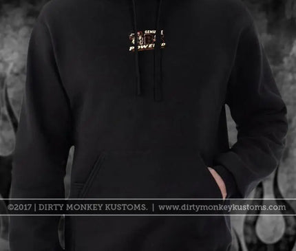 "Genuine B*S Parts" - hoodie - Dirty Monkey Kustoms USA GearHead Apparel - USA