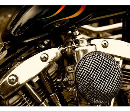 "GET SHOVELED" original Harley art photo poster print - Dirty Monkey Kustoms USA GearHead Apparel - USA