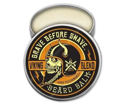 Grave Before Shave BEARD BALM - Viking Blend - Dirty Monkey Kustoms USA GearHead Apparel - USA