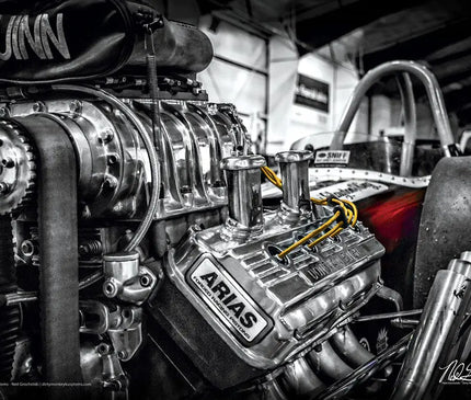 "GUINN" Hot Rod dragster art photo poster print - Dirty Monkey Kustoms CDN GearHead Apparel - Canada