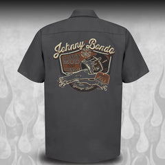 "Johnny Bondo" Hot Rodder Mechanic Shirt - Dirty Monkey Kustoms CDN GearHead Apparel - Canada