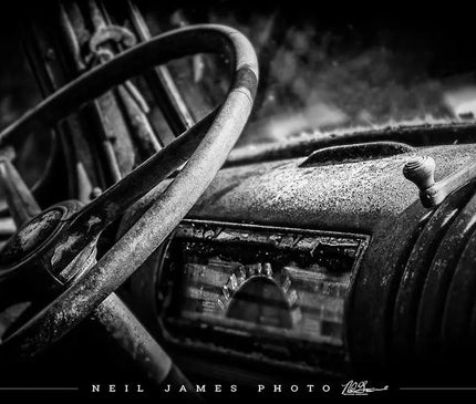 "Just Buff That Out" 1940 Chevy Truck photo print - Dirty Monkey Kustoms USA GearHead Apparel - USA