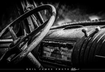 "Just Buff That Out" 1940 Chevy Truck photo print - Dirty Monkey Kustoms USA GearHead Apparel - USA