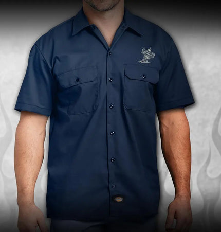 Kranky Old Bastard Hot Rod hot rod mechanic shirt - Dirty Monkey Kustoms USA GearHead Apparel - USA