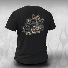 Kranky Old Bastard Hot Rod tee shirt - Dirty Monkey Kustoms USA GearHead Apparel - USA