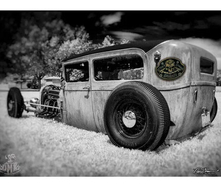"Low Boy" original Hot Rod photo poster print - Dirty Monkey Kustoms CDN GearHead Apparel - Canada