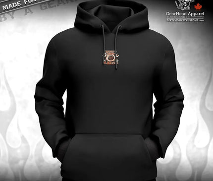 Rusty Nuts Rat Rod Hoodie - Dirty Monkey Kustoms USA GearHead Apparel - USA