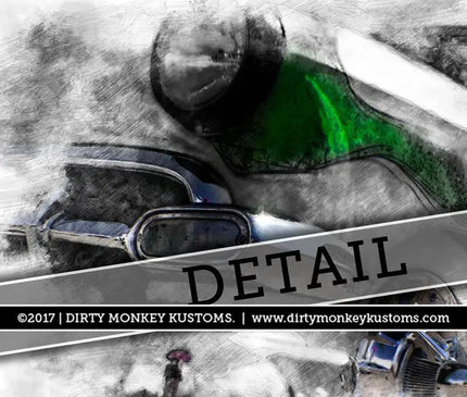 "Soylent Green" Hot Rod '54 Chev photo poster original print - Dirty Monkey Kustoms CDN GearHead Apparel - Canada