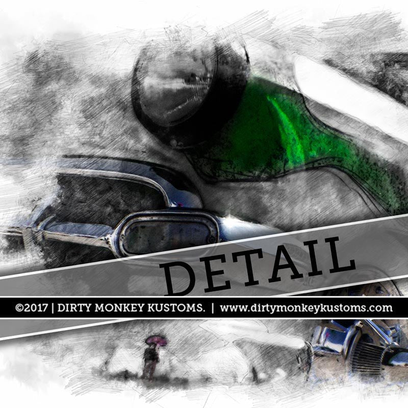 "Soylent Green" Hot Rod '54 Chev photo poster original print - Dirty Monkey Kustoms CDN GearHead Apparel - Canada